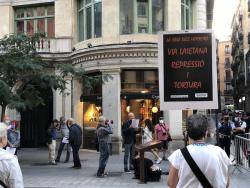 Campanya contra la tortura i per la conversió de l'edifici en centre de memòria.