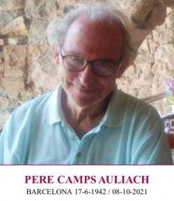 Comiat a Pere Camps Auliach al Fossar de les Moreres
