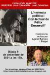 Conferència sobre Fèlix Cucurull a càrrec d’Agustí Barrera del MEMORIAL Joan Cornudella-Joan Colomines