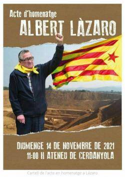 Homenatge a Albert Làzaro, veterà activista defensor del territori, de la cultura i de la història local de Cerdanyola