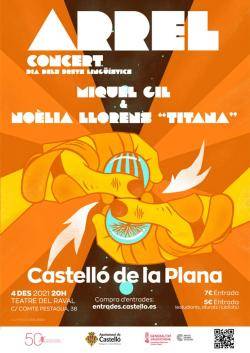 El Dia dels Drets Lingüístics se celebrarà aquest vespre a Castelló de la Plana amb un concert de Miquel Gil i Noèlia Llorens 'Titana'
