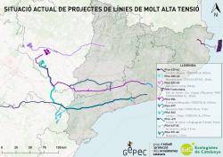 GEPEC-EdC denuncien que la noves línies de la MAT "trinxarien" més de 1.300 quilòmetres de territori rural i espais naturals