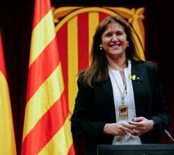 La Presidenta del Parlament Laura Borràs.