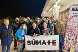 Membres de Súmate+ en un acte a Viladecans