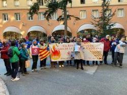 La 53a renovaci&oacute; de la Flama de la Llengua arriba a Montserrat