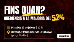 L?Assemblea critica la manca de voluntat política per fer front a la repressió de l?Estat espanyol