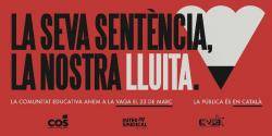La Intersindical-CSC, la COS i el SEPC convoquen vaga pel dia 23 de març en contra de la sentència del 25% de castellà