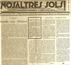 Revista 'Nosaltres Sols!' núm. 11 del 6 de febrer de 1932