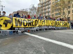 Mobilització a Barcelona contra el racisme