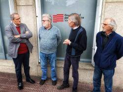 Quim Torra, Jaume Sastre, Carles Furriols i Biel Majoral a Vic