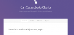 Neix la plataforma Can Casacuberta Oberta, una iniciativa popular per reclamar l'obertura de la Biblioteca Can Casacuberta