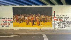 Mural a Badalona