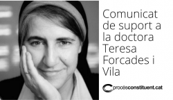 Procés Constituent: Comunicat de suport a la doctora Teresa Forcades i Vila.