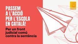 La Plataforma per la Llengua es persona contra l'execució de la sentència que pretén imposar un mínim del 25% de castellà