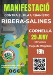 La plataforma Ribera-Salines convoca una manifestació savant de l'Ajuntament de Cornellà de Llobregat
