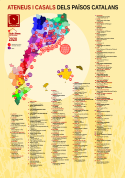 Mapa de casals i ateneus dels Països Catalans