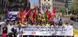 Els sindicats de docents mantenen el pols amb Departament d'Educació i s'espera un inici de curs conflictiu