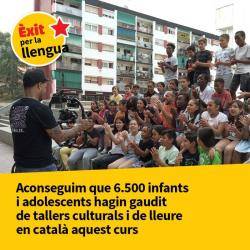 Assolir que 6.500 infants i adolescents gaudeixin de tallers culturals i de lleure en català aquest curs