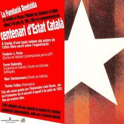 Commemoració  del centenari de la creació del primer partit polític independentista a Catalunya: Estat Català