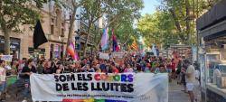 La manifestació històrica de l'alliberament LGBTI de Barcelona clama pels drets de totes les personesTítol de la imatge