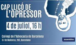 L'ANC i Òmnium han convocat per dilluns 4 de juliol a les 16 hores una concentració contra la visita del jutge Marchena al Col·legi de lAdvocacia de Barcelona  (Carrer de Mallorca, 283)