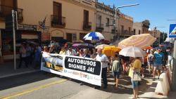 Clam per un servei digne d?autobusos al Baix Llobregat Sud