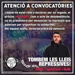 Ordres de detenció per organitzar manifestacions en suport a Pablo Hasél