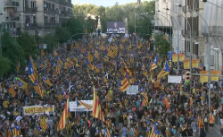 Clam unànim per la Independència a l'entorn del Fossar de les Moreres