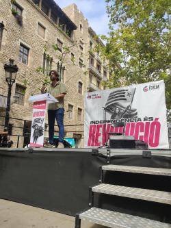 Portaveu nacional de Poble Lliure, Guillem Fuster