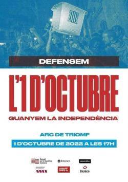 Tothom crida a mobilitzar-se l'1 d'Octubre a les 17h a l'Arc de Triomf de Barcelona