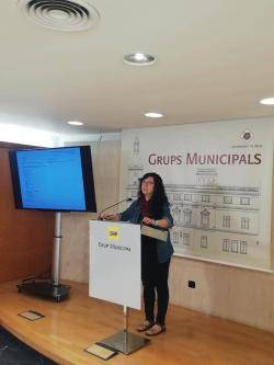 La regidora de la CUP Mònica Pàmies.