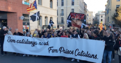 Capçalera de la Manifestació del 7 de novembre