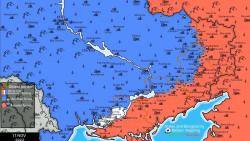 Fa pocs dies Ucraïna va recuperar la ciutat de Kherson (zona blanca a la dreta del Delta de Dnipro)) poques setmanes després de que Valdimir Putin afirmés que sempre formaria part de Rússia.