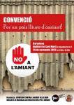 1a Convenció contra l’amiant i les seves conseqüències a Barcelona, amb el lema “Per un país lliure d’amiant!"