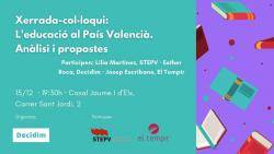 Xerrada-col·loqui: L'educació al País Valencià. Anàlisi i propostes