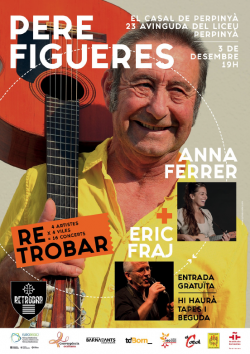 1a edició de Retrobar a Perpinyà amb Pere Figueres, Eric Fraj i Anna Ferrer