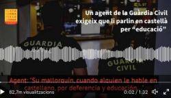 Un guàrdia civil a Mallorca exigeix a un conductor que li parli en espanyol per ?educació?