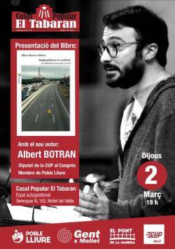 Presentació del llibre "Independència és revolució" d'Albert Botran al "Casal Popular El Tabaran" de Mollet