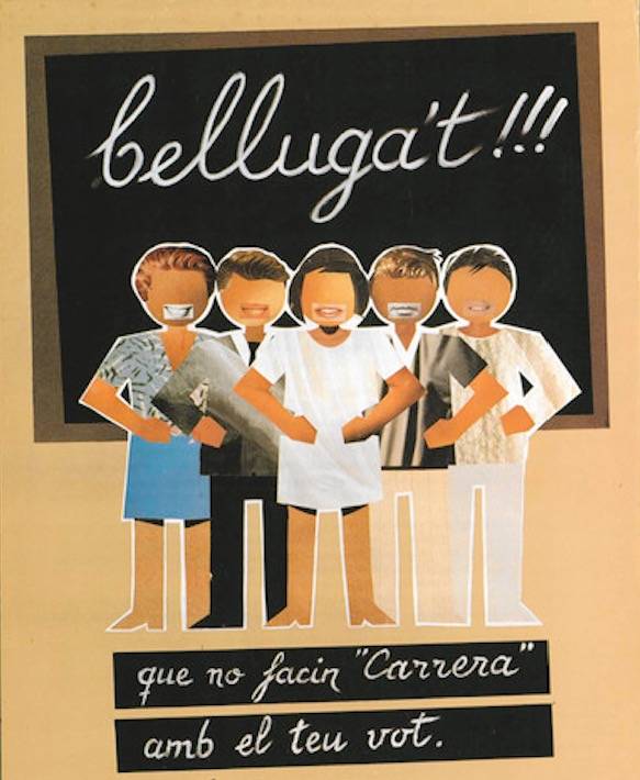 "Belluga't!! Que no facin "Carrera" amb el teu vot"