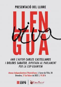 Presentació de llibre "Llengua Viva" a l'Ateneu Independentista d'Hostafrancs de Barcelona