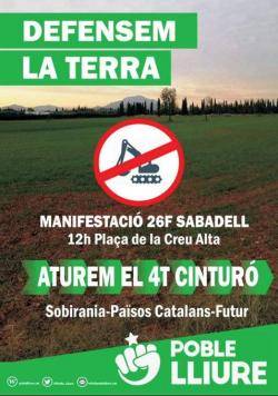 Poble Lliure se suma a les mobilitzacions en defensa de la terra i de la vida als Països Catalans