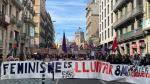 Mobilitzacions arreu de la nació per commemorar el dia Internacional de la dona treballadora
