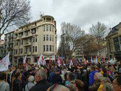 Mobilitzacions a doverses pobacions de Catalunya Nord en contra de la reforma de les pensions