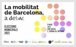 Entitats veïnals i socials organitzen el debat clau per al futur de la mobilitat a Barcelona
