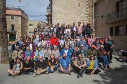 La formació ha presentat els 23 membres de la llista amb un àpat popular a la plaça de lesglésia de Celrà