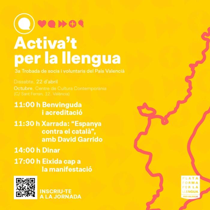 Plataforma per la Llengua País Valencià celebrarà la III Trobada de ...
