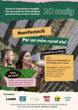 Manifestació a Castelló per un món rural viu