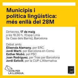 Debat impulsat per la Plataforma per la Llengua amb els representants dels partits polítics