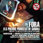 Convoquen una concentració a Girona en contra dels premis de la Fundación Princesa de Girona