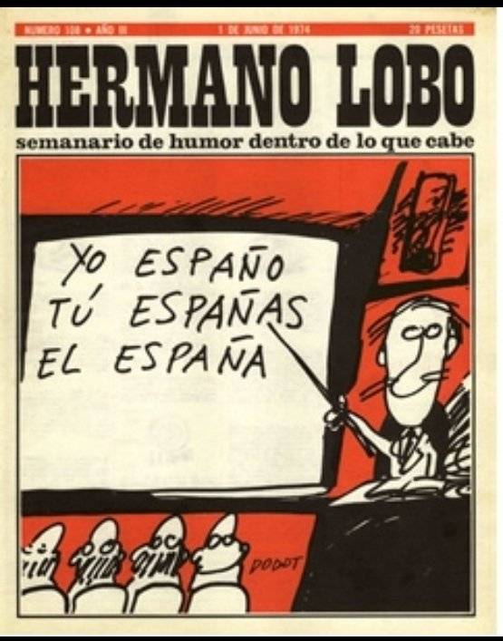 "Yo españó, tú Españas..."